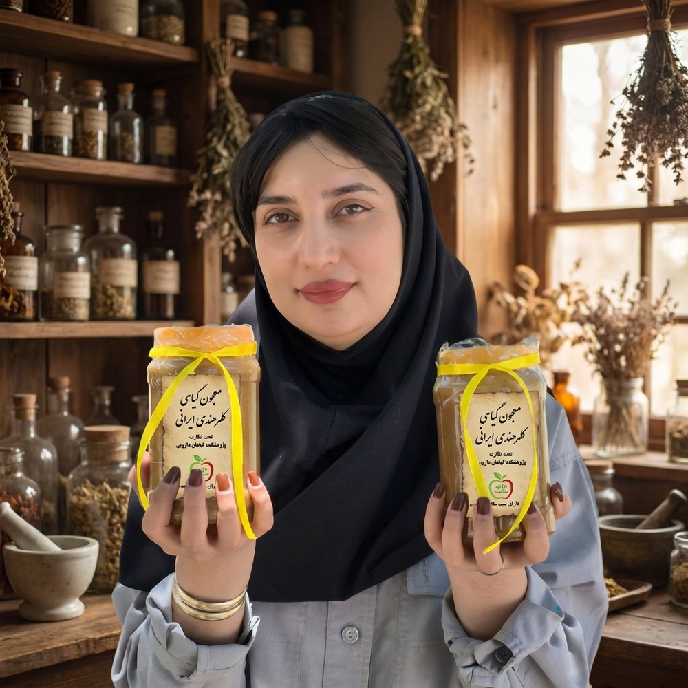 معجون کلحر پاکستانی هندی افزایش وزن بدون عوارض گیاهی-ترکیب 16 گیاه +30 گرم ژل رویال+عسل کنارجنوب--حجم ۱ کیلو